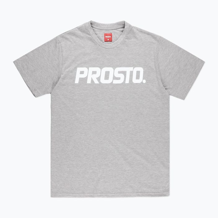 PROSTO Classic XXII grey men's t-shirt KL222MTEE1072