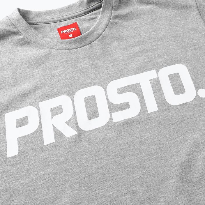 PROSTO Classic XXII grey men's t-shirt KL222MTEE1072 3