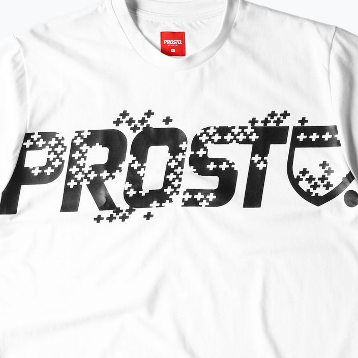 PROSTO Plusrain men's T-shirt white KL222MTEE2021 2