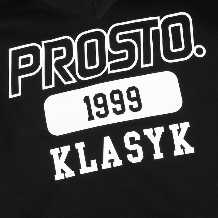 Men's PROSTO Plelog hoodie black KL222MSWE2013 4