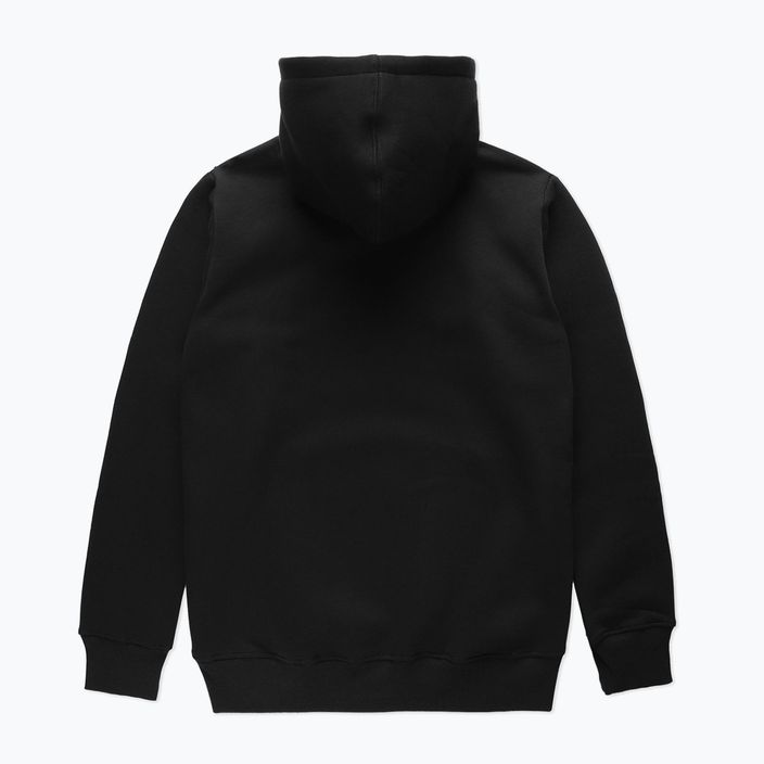 Men's PROSTO Emblem hoodie black and red KL222MSWE2023 2