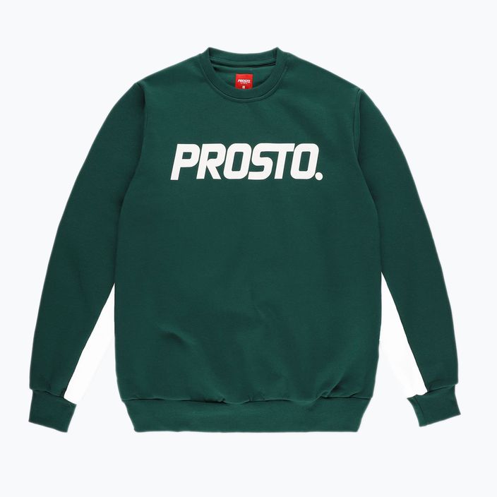 PROSTO Classic XXII men's sweatshirt green KL222MSWE1034