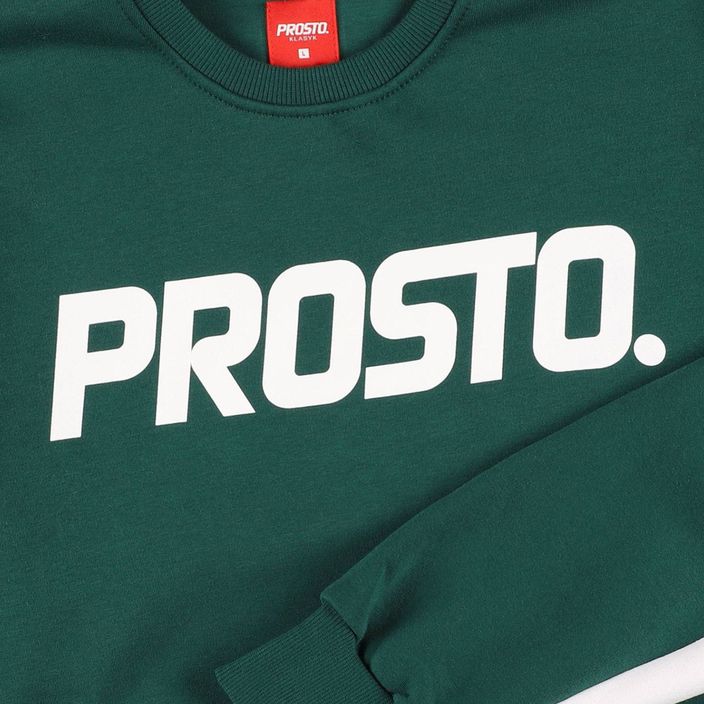 PROSTO Classic XXII men's sweatshirt green KL222MSWE1034 3