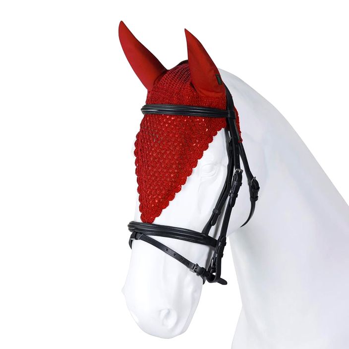 Horse earmuffs TORPOL LUX Long red 3941-M-ST-09
