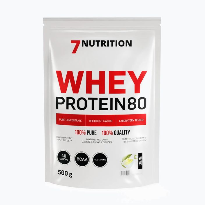 Whey 7Nutrition Protein 80 500g cream 7Nu000260
