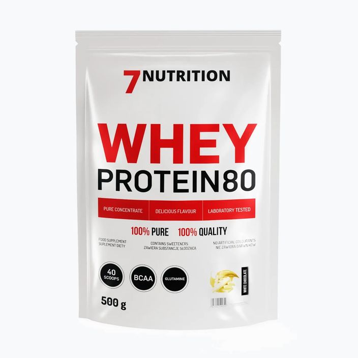 Whey 7Nutrition Protein 80 500g white chocolate 7Nu000260
