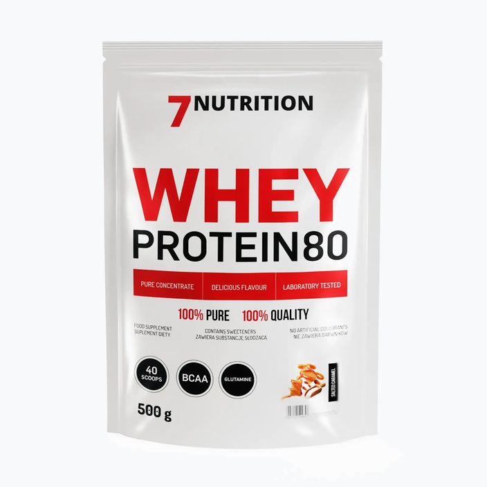 Whey 7Nutrition Protein 80 500g salted caramel 7Nu000260