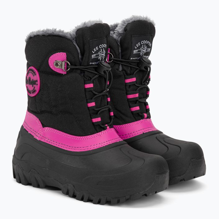 Lee Cooper children's snow boots LCJ-21-44-0523 black/fuchsia 4