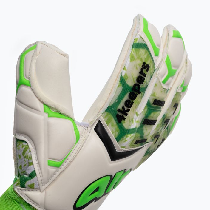 4keepers Force V 3.20 RF goalkeeper gloves white and green 4267 3
