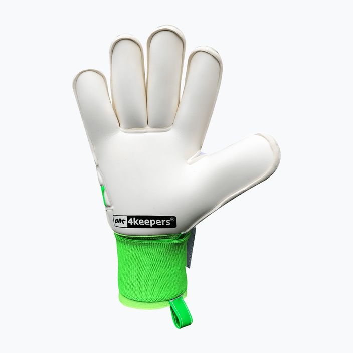 4keepers Force V 3.20 RF goalkeeper gloves white and green 4267 6