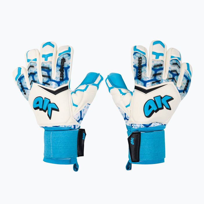 4keepers Force V 1.20 NC goalkeeper glove blue and white 4595