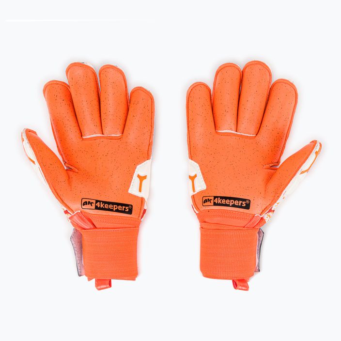 4keepers Force V 2.20 RF goalkeeper glove orange and white 4663 3