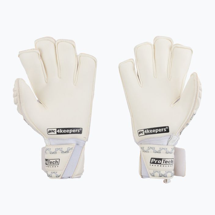 Children's goalkeeper gloves 4Keepers Guard Classic MF white 2
