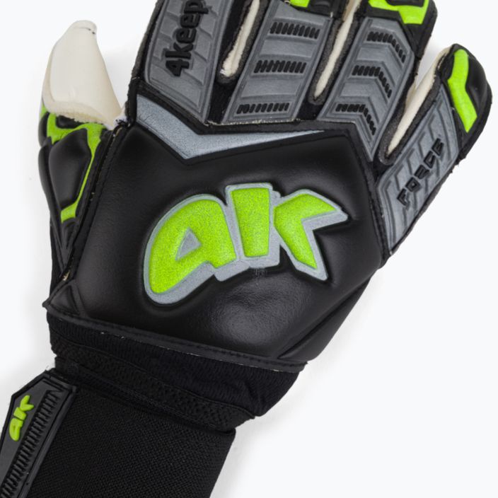 4keepers Force V-1.20 Black Edition Rf goalkeeper gloves black 3