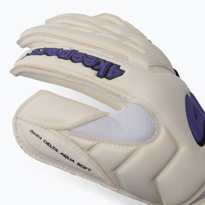4keepers Champ Purple V Rf white and purple goalkeeper gloves 3