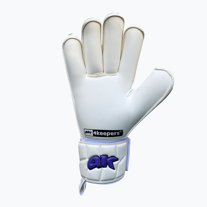 4keepers Champ Purple V Rf white and purple goalkeeper gloves 5