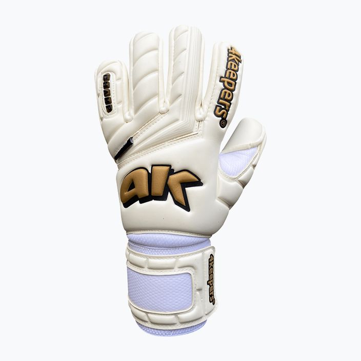 4keepers Champ Gold V Nc white and gold goalkeeper gloves 4