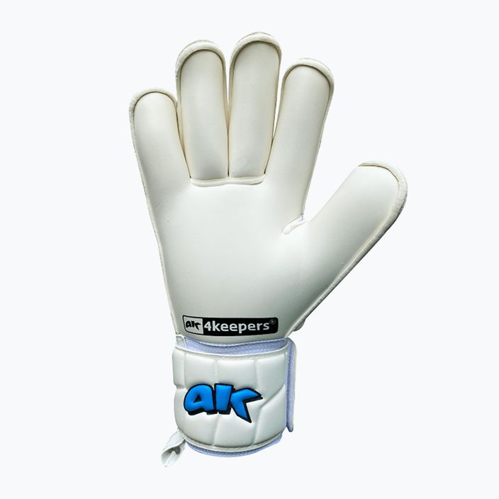 4keepers Champ Aqua V Rf goalkeeper gloves white and blue 5