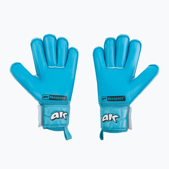 Children's goalkeeper gloves 4keepers Champ Colour Sky V Rf blue 2