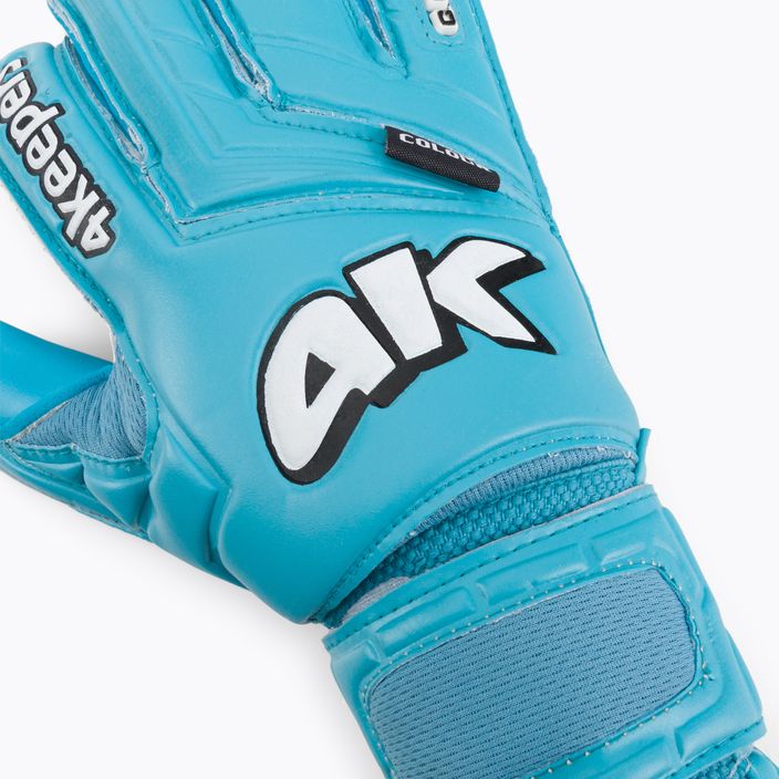 Children's goalkeeper gloves 4keepers Champ Colour Sky V Rf blue 3