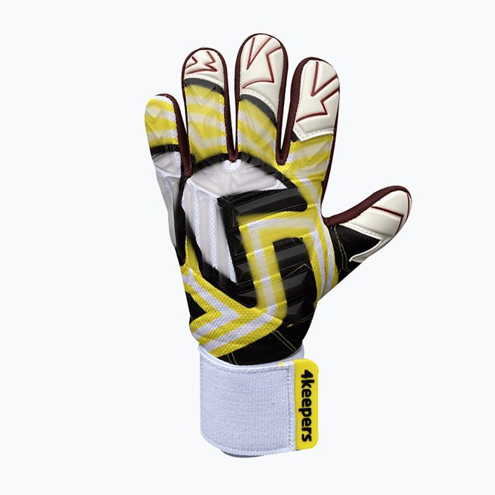 4keepers Evo Trago Nc goalkeeper gloves yellow 4