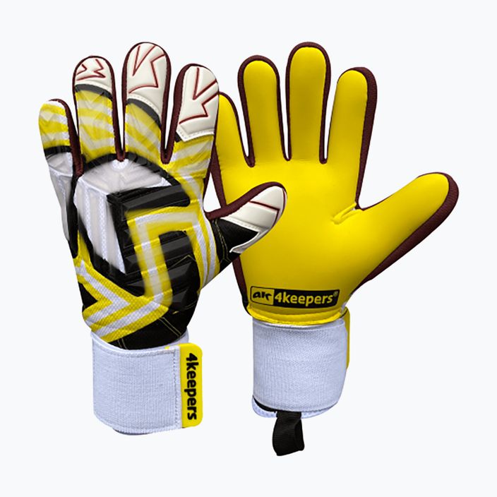 4keepers Evo Trago Nc goalkeeper gloves yellow 6