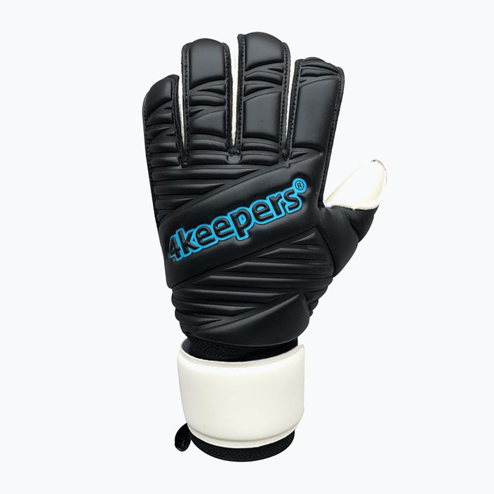 4keepers Retro IV RF goalkeeper gloves black and white 4KRETROBLRF 4