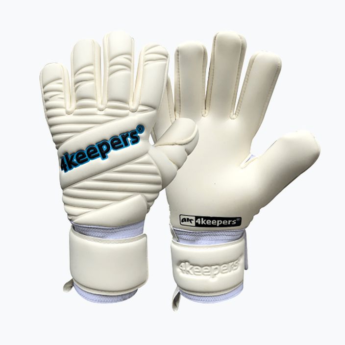 Children's goalkeeper gloves 4keepers Retro IV NC white 4KRIVNCJR 6