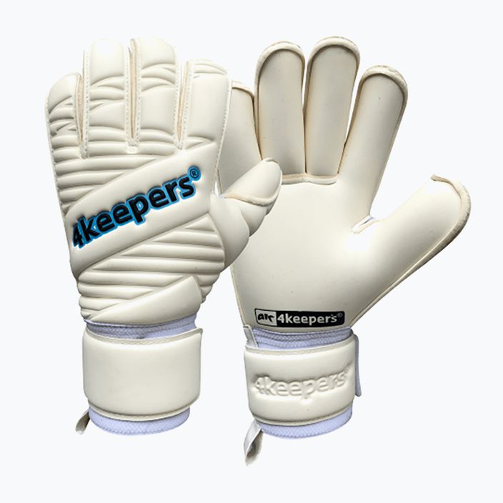 4keepers Retro IV RF goalkeeper gloves white 4KRIVRFJR 6