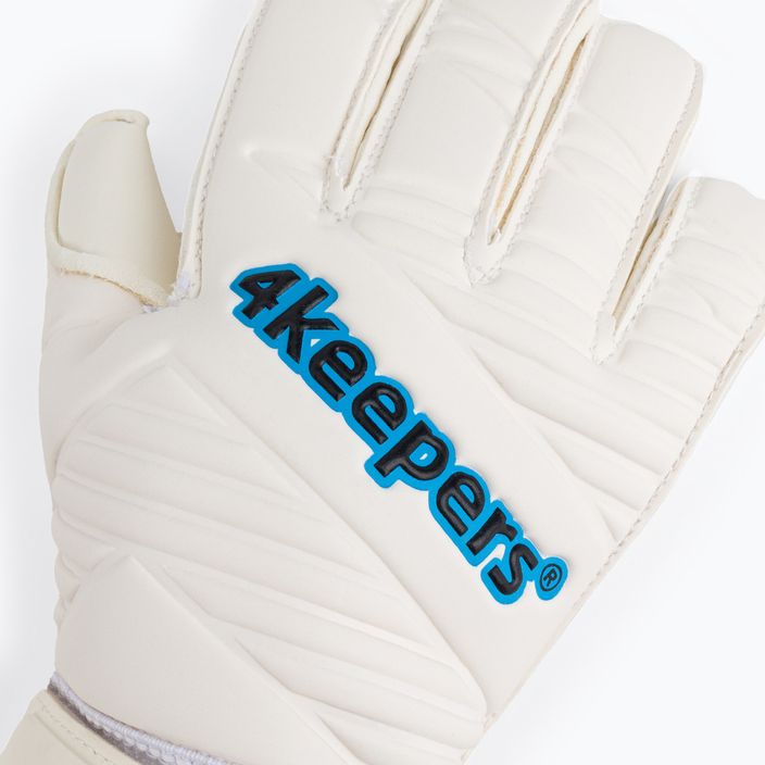 4keepers Retro IV RF goalkeeper gloves white 4KRIVRFJR 3