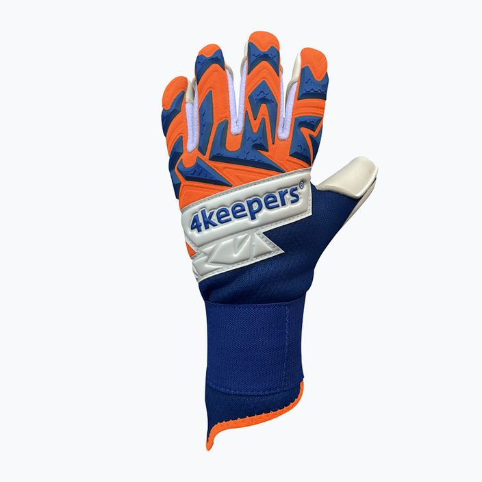 4Keepers Equip Puesta Nc blue-orange goalkeeper gloves EQUIPPUNC 4