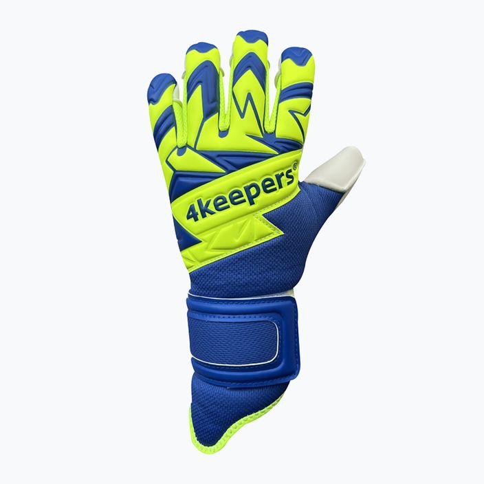 Children's goalkeeper gloves 4Keepers Equip Breeze Nc Jr blue-green EQUIPBRNCJR 4