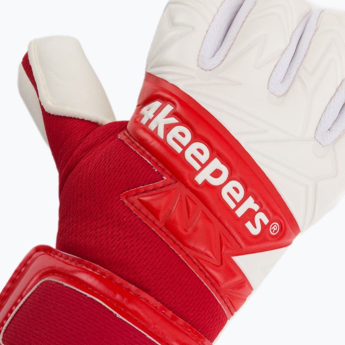 Children's goalkeeper gloves 4Keepers Equip Poland Nc Jr white and red EQUIPPONCJR 3