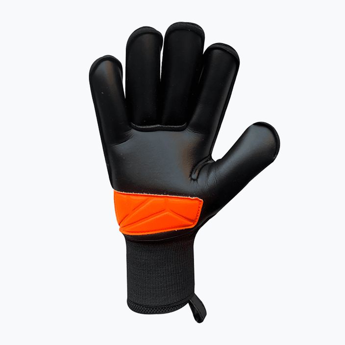 4Keepers Force V3.23 Rf goalkeeper gloves black and orange 2