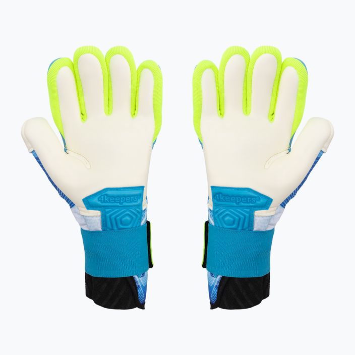 Children's goalkeeper gloves 4Keepers Neo Liga Nc Jr blue 2