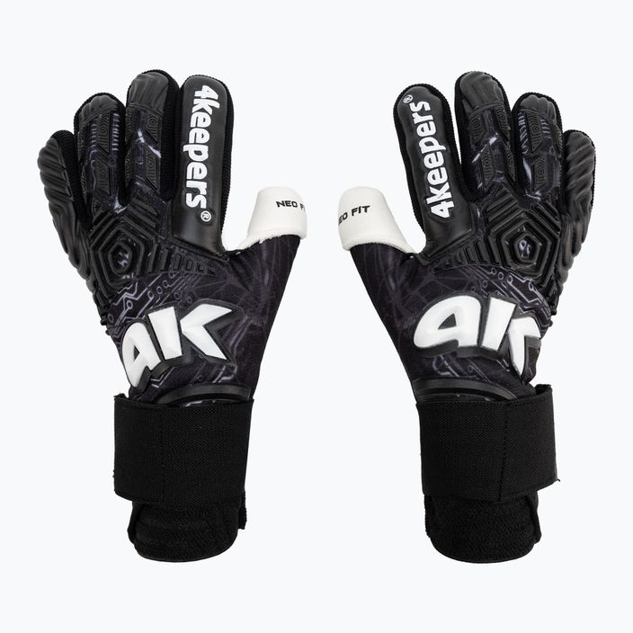 4Keepers Neo Elegant Nc Jr children's goalkeeper gloves black