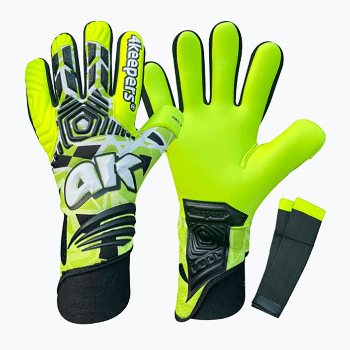 4Keepers Neo Focus Nc Jr children's goalkeeper gloves green 5