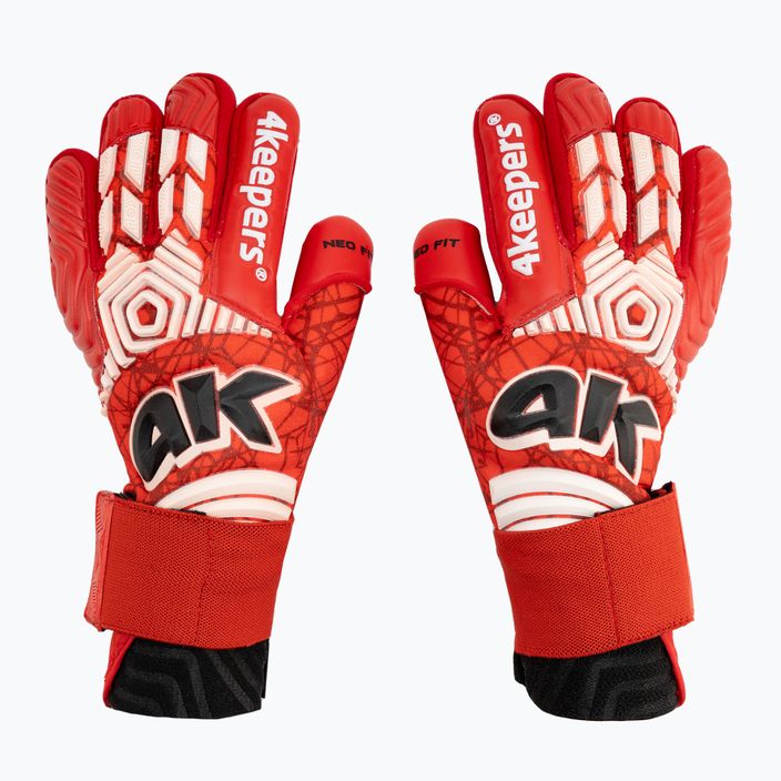 4Keepers Neo Rodeo Nc Jr children's goalkeeper gloves red