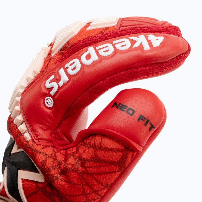 4Keepers Neo Rodeo Nc Jr children's goalkeeper gloves red 3