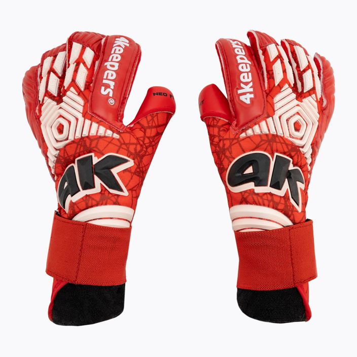 4Keepers Neo Rodeo Rf2G Jr children's goalkeeper gloves red
