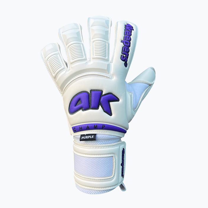 4Keepers Champ Purple VI goalkeeper gloves white 5