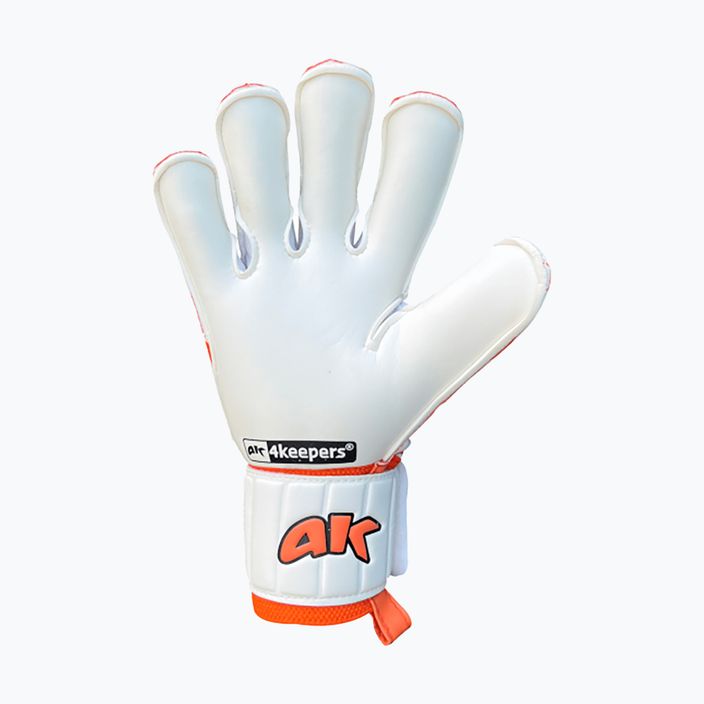 Children's goalkeeper gloves 4keepers Champ Training VI Rf2G white 7