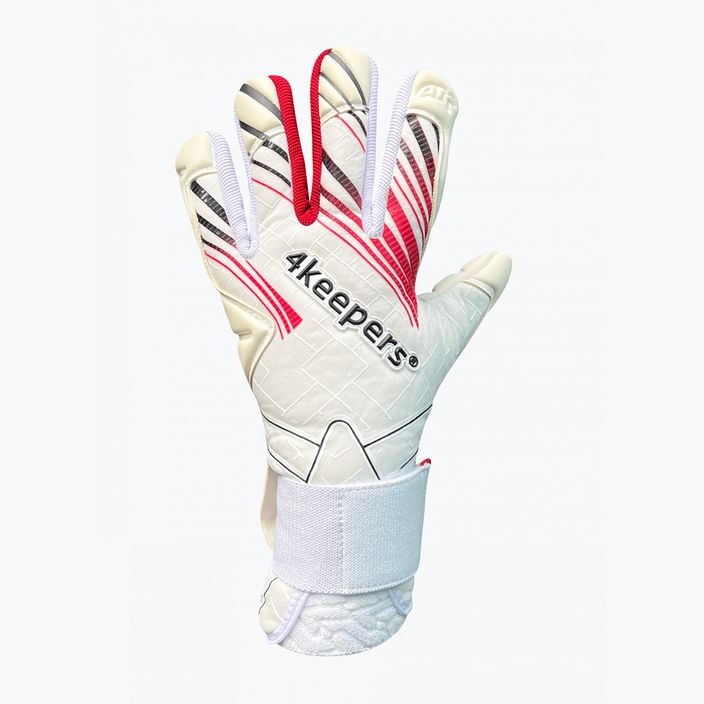 4keepers Soft Opal NC Jr children's goalkeeper gloves white 2