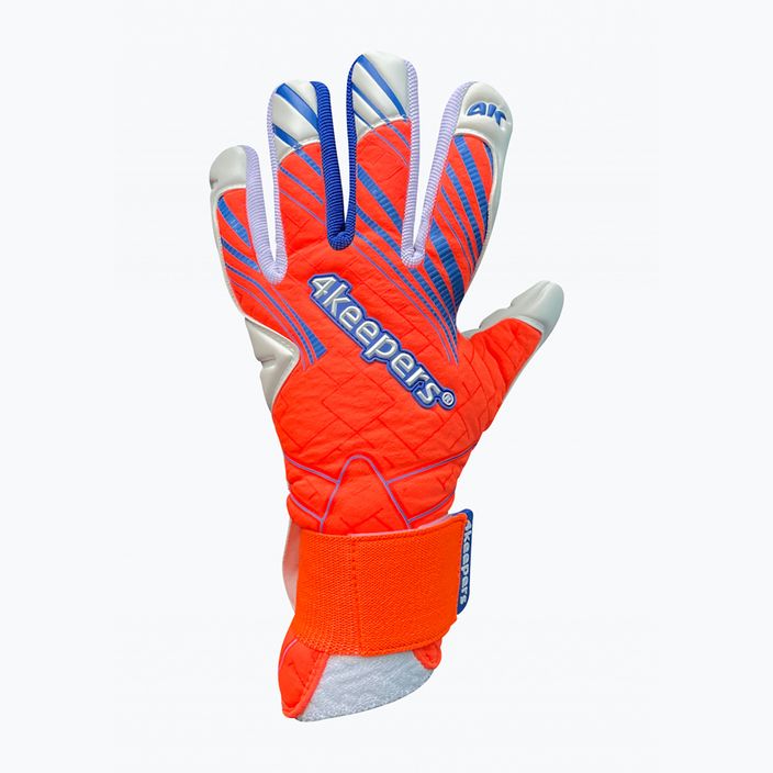4keepers Soft Amber NC Jr children's goalkeeper gloves orange 2