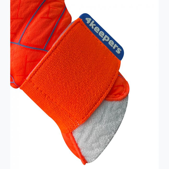 4keepers Soft Amber NC goalkeeper gloves orange 6