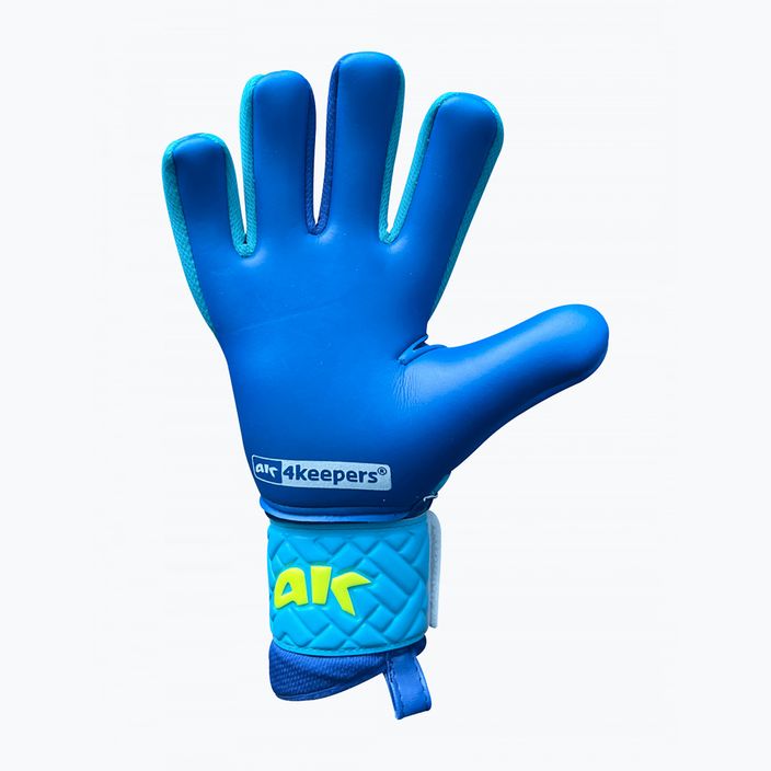 4keepers Soft Azur NC Jr children's goalkeeper gloves blue 3