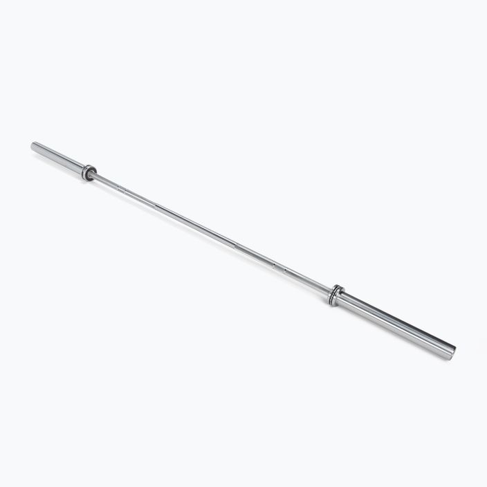 HMS GO901 Premium silver straight Olympic barbell 17-60-008