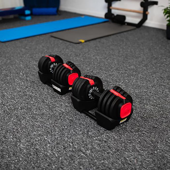 HMS SGR18 Pro 3W1 41kg weight set black 8