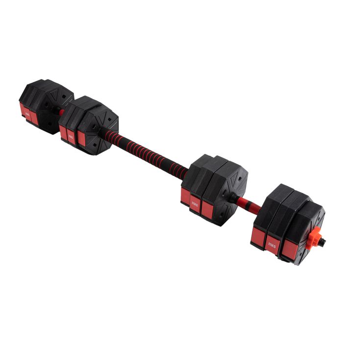 HMS barbell set with interchangeable weights Sgc20 black-red 17-57-030
