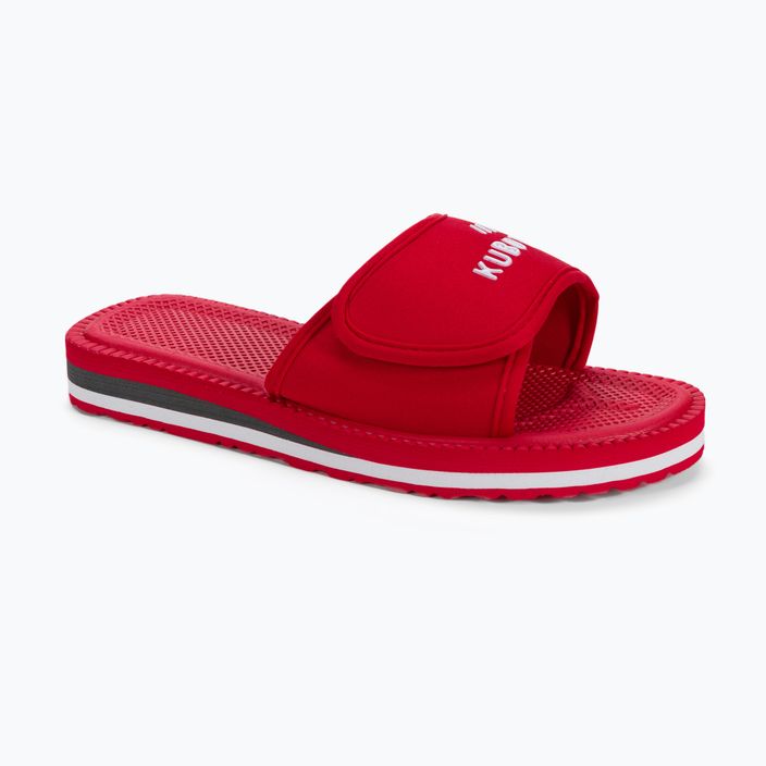 Kubota flip-flops Velcro red KKRZ06